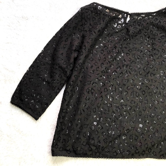 Loft Lace Cutout Blouse - Picture 6 of 11